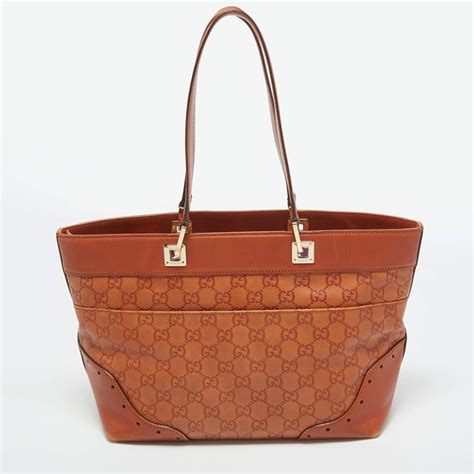 gucci guccissima punch tote|GUCCI Guccissima Small Punch Tote Brown .